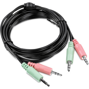 TRENDnet TK-CP06 DisplayPort, USB, and Audio KVM Cable, 6-ft. length, for TK-240DP, TK-241DP, and TK-DP440DP KVM switches